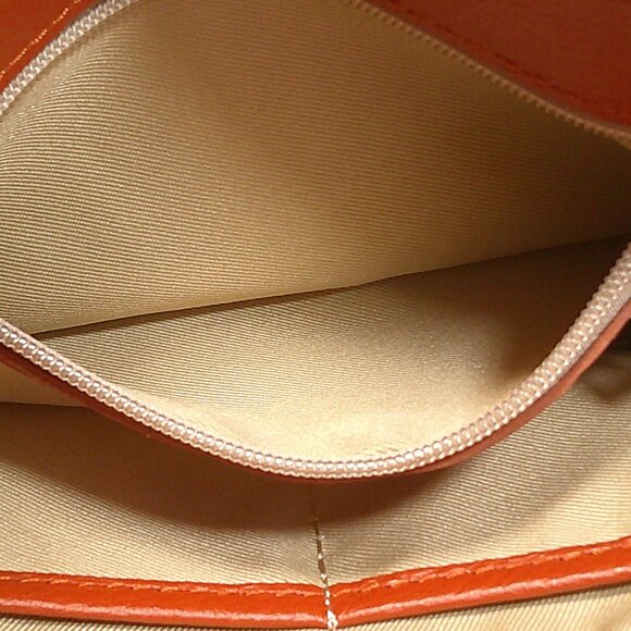 Valentina Vachetta Italian chocolate Leather Crossbody Bag pocketbook purse - Picture 8 of 10